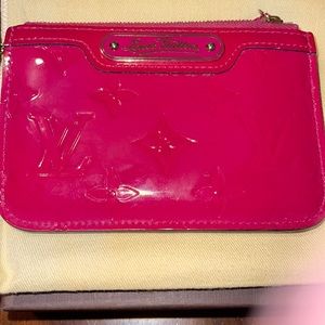 Louis Vuitton Patent Leather Wallet with keychain